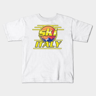 ski Italy 80s logo Kids T-Shirt